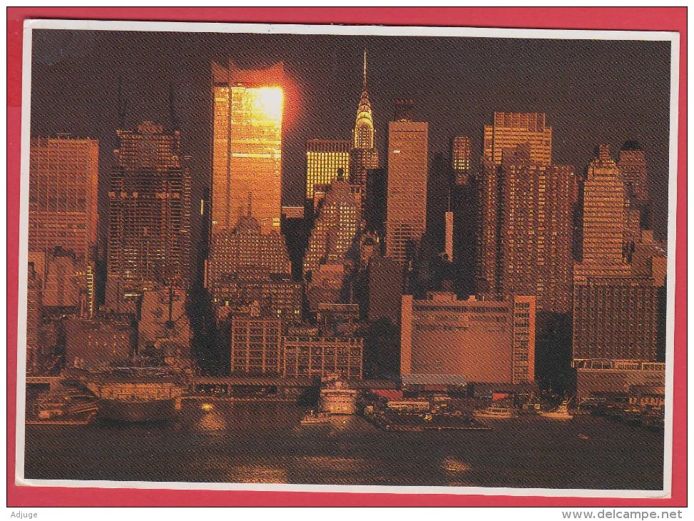 CPM * 1991 * NEW ORK CITY MID-TOWN REFLECTION  * Photo JON ORTNER *SUP=>Sca Recto/verso - Manhattan
