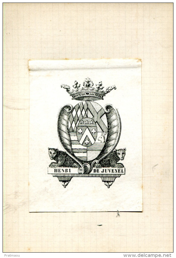 GRLT3 Ex Libris Henri De Juvenel - Bookplates