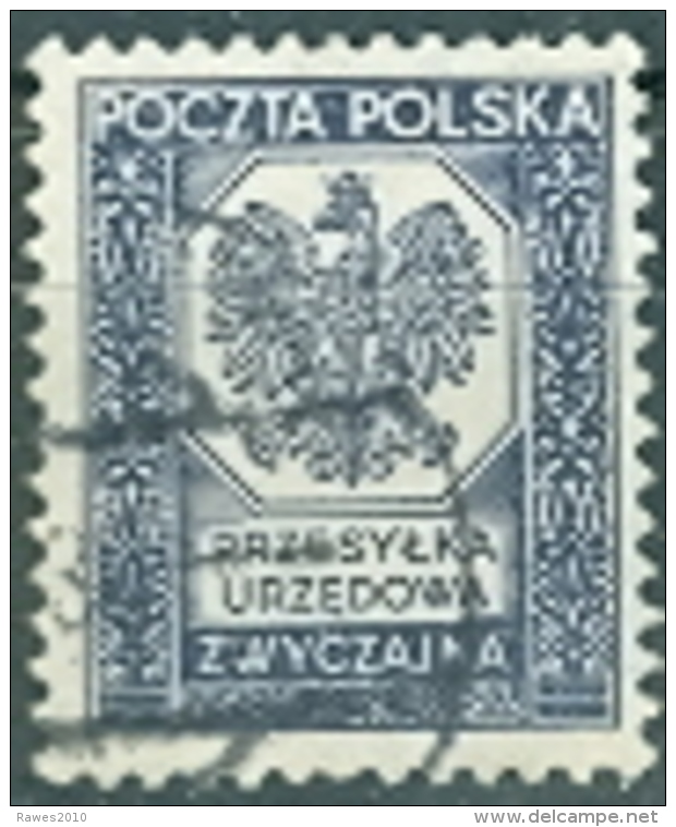 Polen Dienstmarken Mi. 19 Gest. Wappen Adler - Service