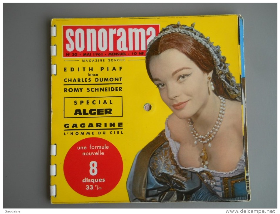 SONORAMA N° 30 MAI 1961 - ROMY SCHNEIDER - GAGARINE - EDITH PIAF LANCE C. DUMONT - Spezialformate