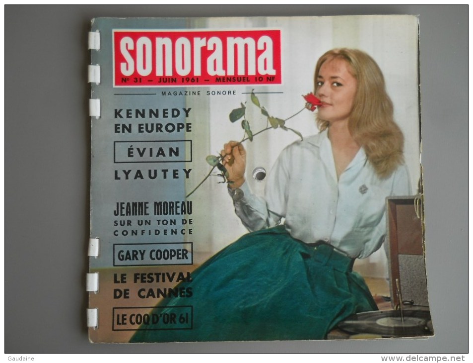 SONORAMA N° 31 JUIN 1961 - JEANNE MOREAI - KENNEDY - Spezialformate