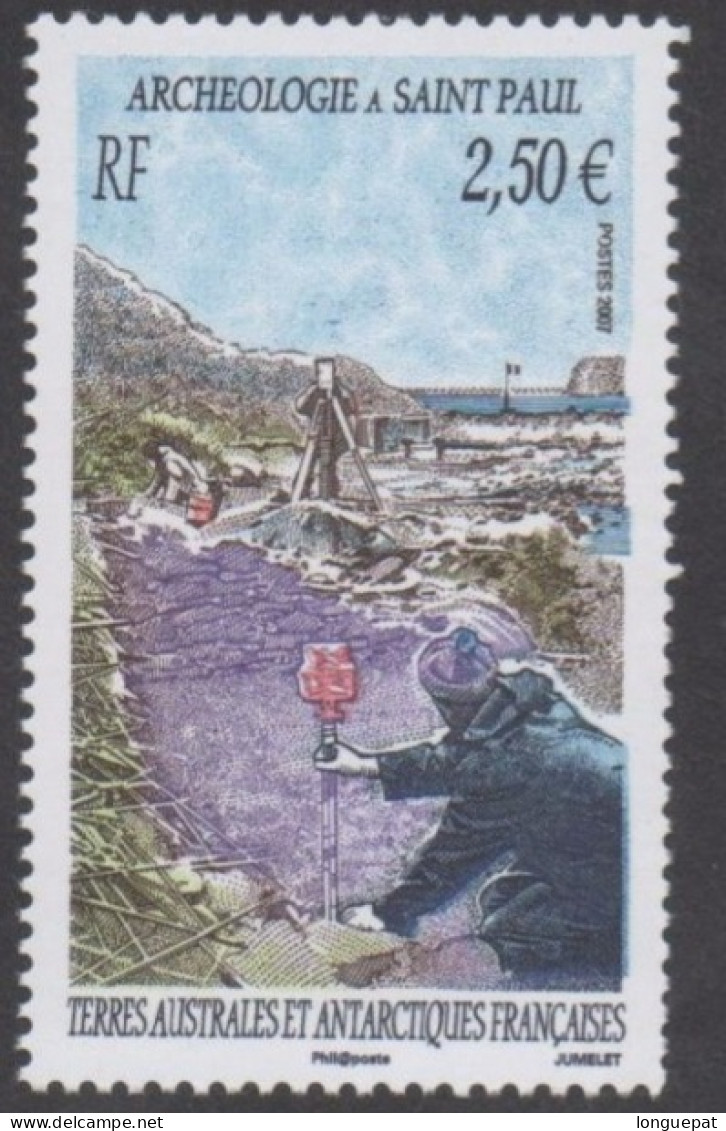 T.A.A.F - Archéologie à Saint-Paul : Archéologues Sur Un Site De Fouilles - Unused Stamps