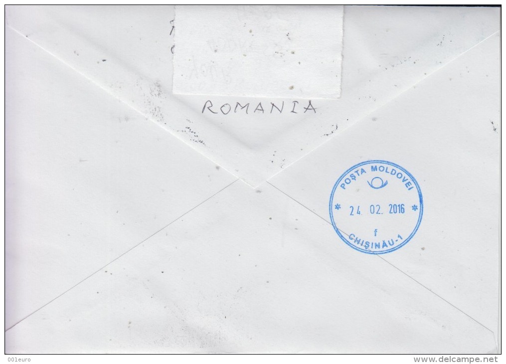 ROMANIA : GLACIERS PRESERVATION Cover Circulated To MOLDOVA - Envoi Enregistre! Registered Shipping! - Preservare Le Regioni Polari E Ghiacciai