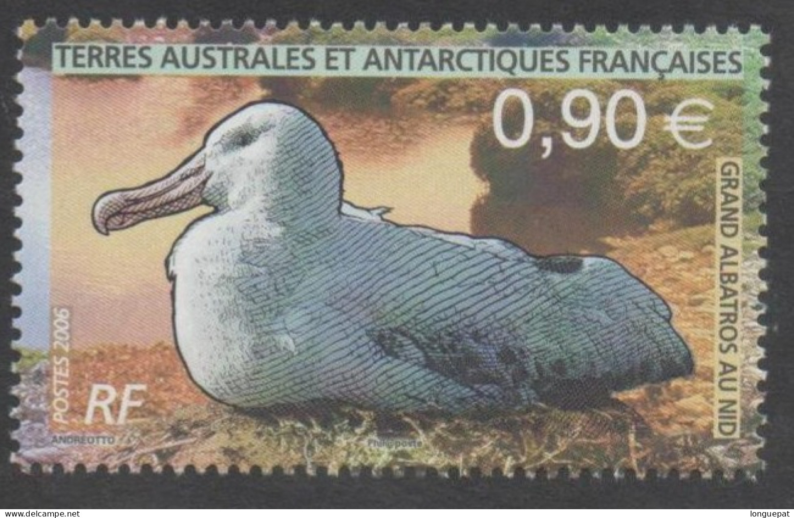 T.A.A.F - Faune - Oiseau - Le Grand Albatros (Diomedea Exulans) - - Ungebraucht