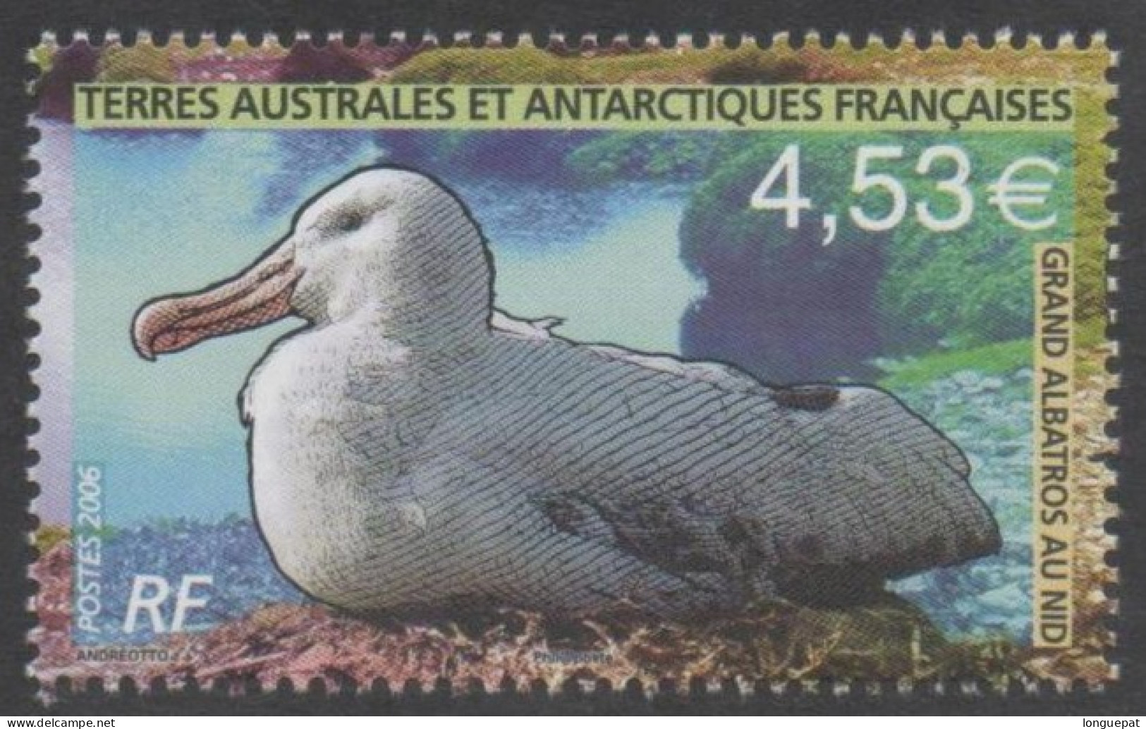 T.A.A.F - Faune - Oiseau - Le Grand Albatros (Diomedea Exulans) - "Salon Du Timbre Et De L'Ecrit" - - Unused Stamps