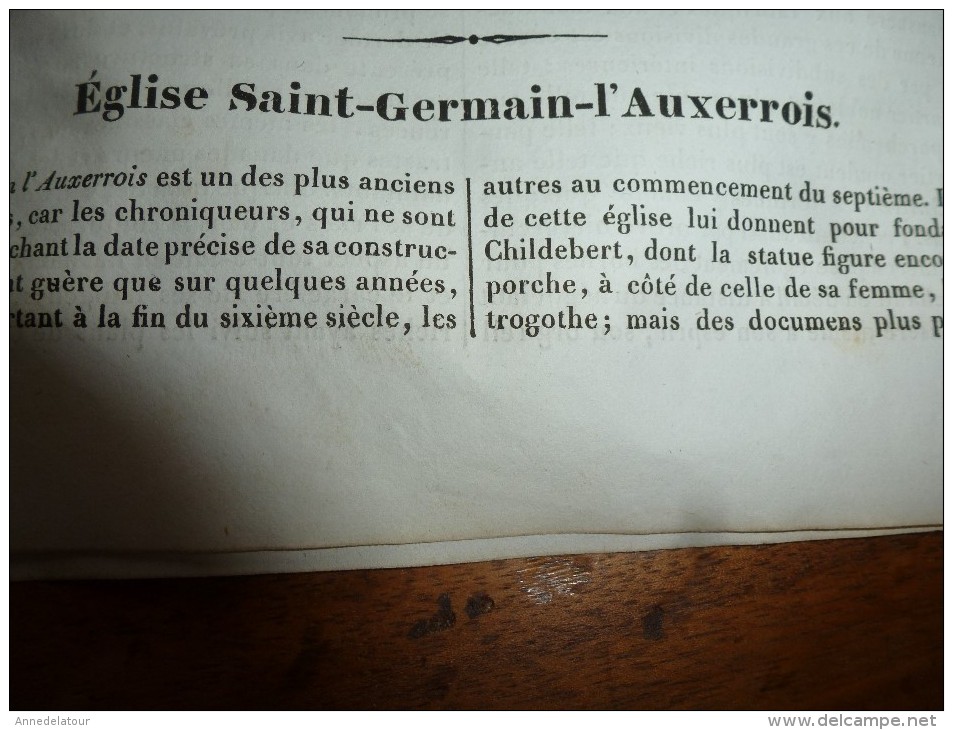 1834 LM :Le CERF Et La BICHE; Temple-Bar (London);Saint-Germain-l'Auxerrois;La Rhinoplastique (nez);GRAND-DUC (oiseau) - Non Classés