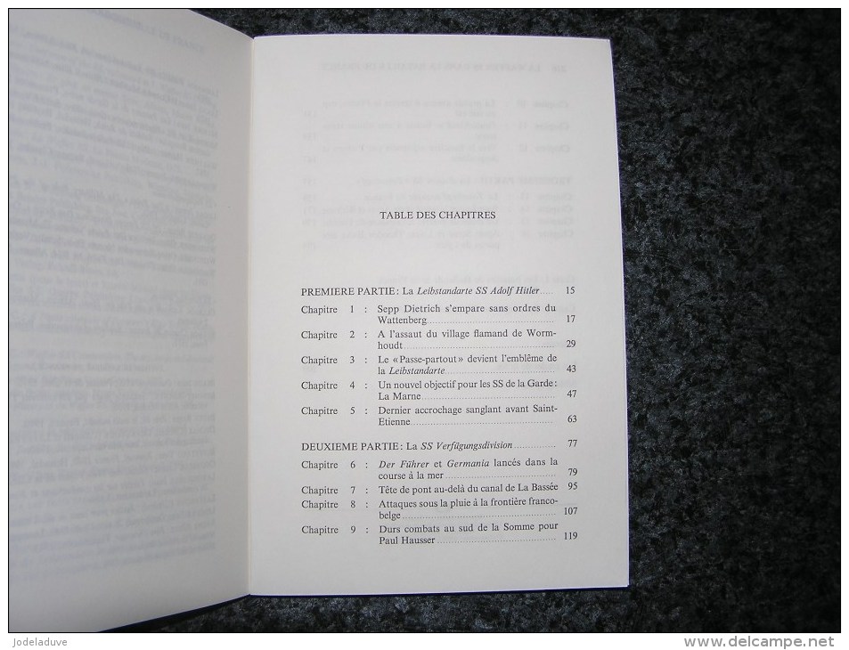 LA WAFFEN SS DANS LA BATAILLE DE FRANCE Guerre 40 45  1940 1945 Régiments Deutschland Germania Der Fürher Totenkopf - Oorlog 1939-45