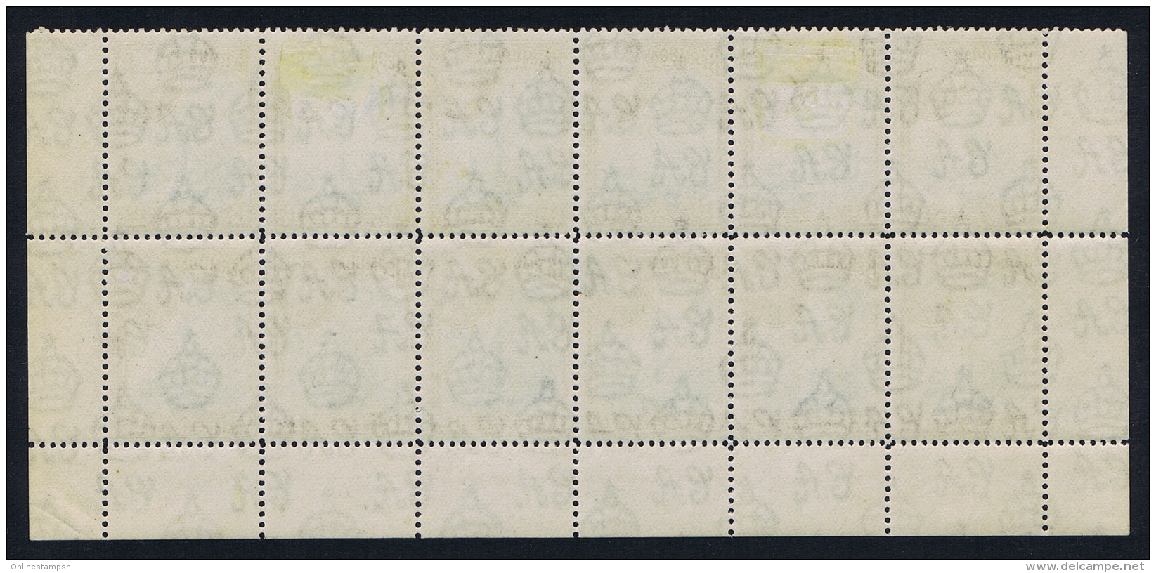 BERMUDA: SG 110 + 111a In Lowe Sheet Large Pains, Mostly MNH/** Postfrisch - Bermudes