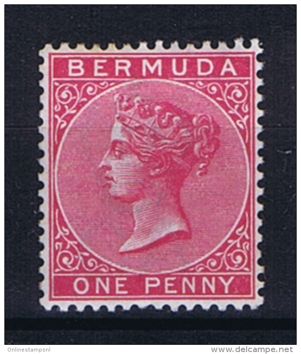 BERMUDA: SG 23  Mi  14b   MH/* Falz/ Charniere 1883 - Bermudes