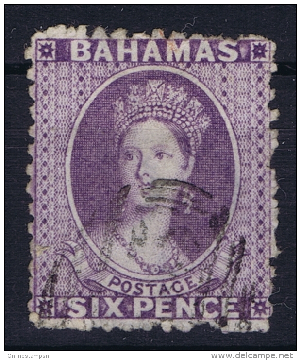 BAHAMAS:  SG 30w  Mi 7 Aa  , Perf 12.50   Watermark Inverted Used CV 225 Pound - Bahama's (1973-...)