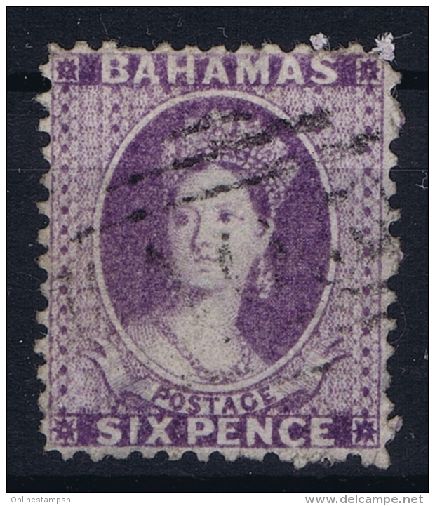 BAHAMAS:  SG 30 Lilac  Mi 7 Aa  , Perf 12.50   Used In Watermark N Of Papermaker - Bahama's (1973-...)