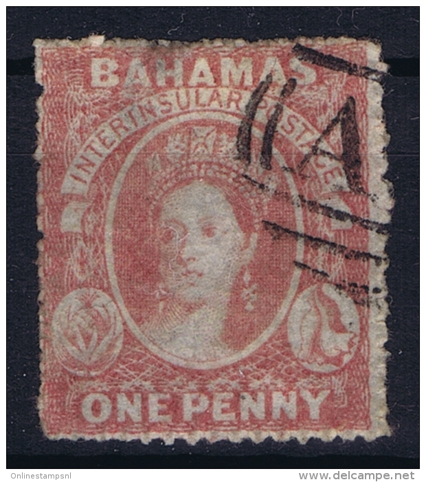 BAHAMAS:  SG 4  Mi 2 Ab  Used 1860 - Bahama's (1973-...)