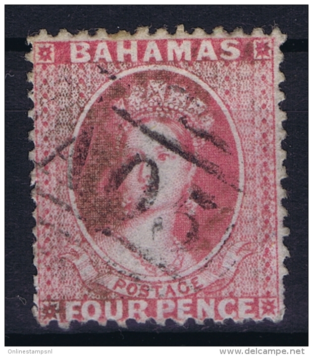 BAHAMAS:  SG 18  Mi 3 D   Used 1860  No WM Perfo 13 - Bahama's (1973-...)