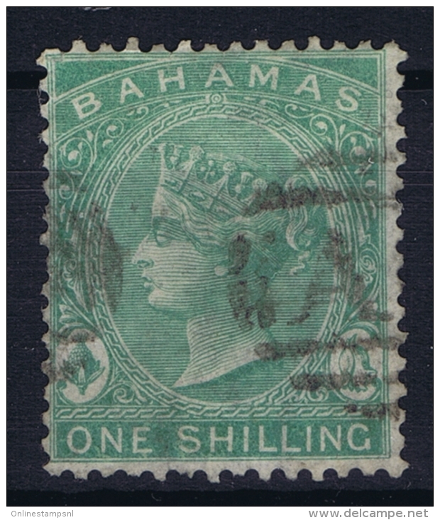 BAHAMAS:  SG 39  Mi 8 C  Used 1863  CC WM Perfo 14 - Bahamas (1973-...)