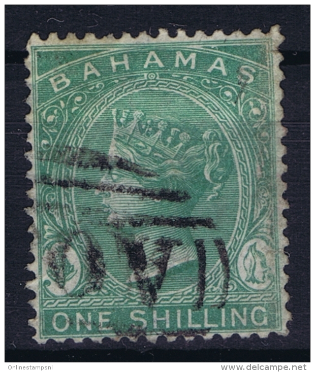 BAHAMAS:  SG 39  Mi 8 C  Used 1863  CC WM Perfo 14 - Bahamas (1973-...)