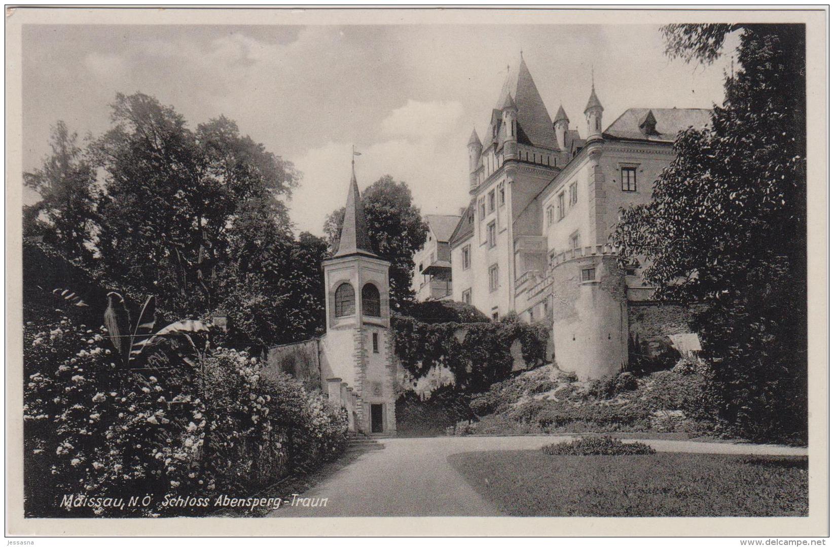 AK - MAISSAU - Schloss Abensperg-Traun 1935 - Maissau