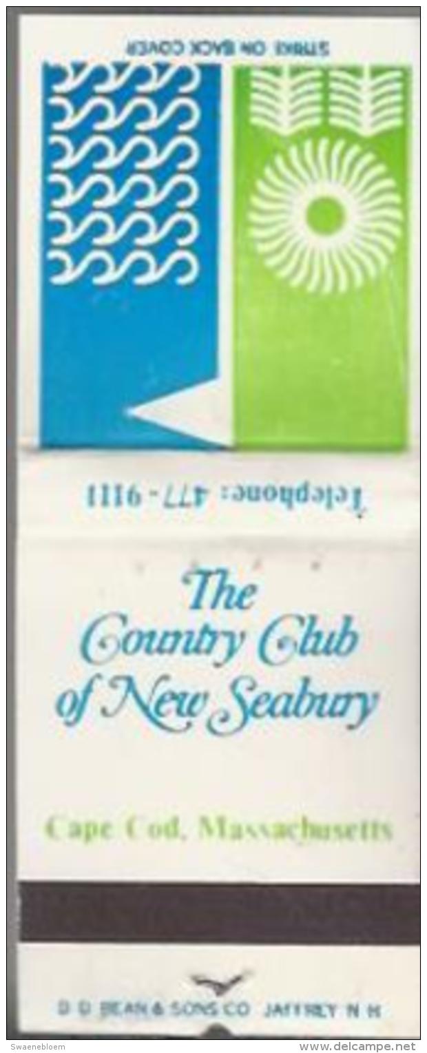 Lucifermapje - The Country Club Of New Seabury. Cape Cod, Massachusetts. Matchbox, Matches, 2 Scans - Luciferdozen