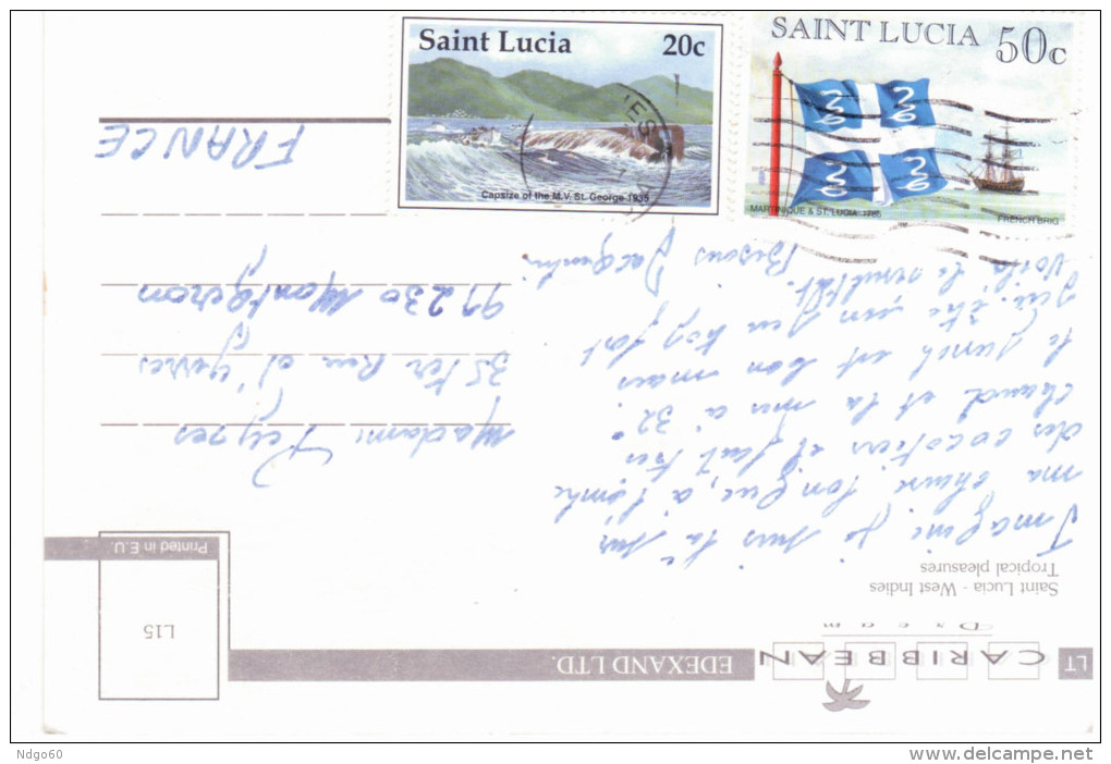 Saint Lucia - Views - Multivues (beautiful Stamps) - Saint Lucia