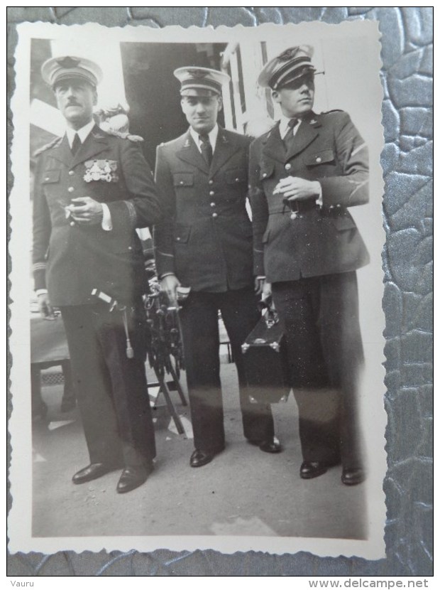 72 LE MANS PHOTO DEFILE  DE LA MUSIQUE CHEF DE LA MUSIQUE DE L'AIR CLAUDE LATY 20 SEPT 1936 - Places