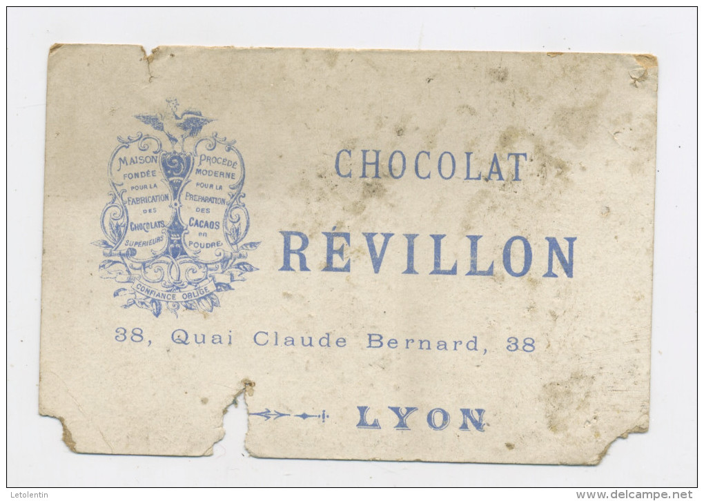 1 IMAGE: EXPO UNIVERSELLE DE 1900 - LE PÉROU DISTRIBUÉ PAR LES CHOCOLATS REVILLON - Revillon