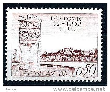 Yugoslavia 1969: Mi. No, 1328; Ptuj, MNH(**) - Neufs