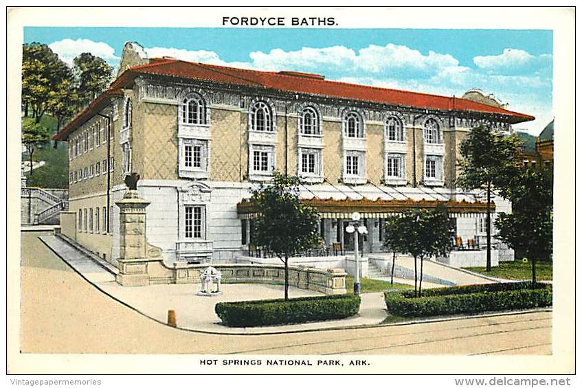 199749-Arkansas, Hot Springs National Park, Fordyce Baths, Tichnor Brothers No 130648 - Hot Springs