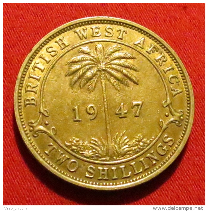 British West Africa 2 Shilling 1947 KN - Autres – Afrique