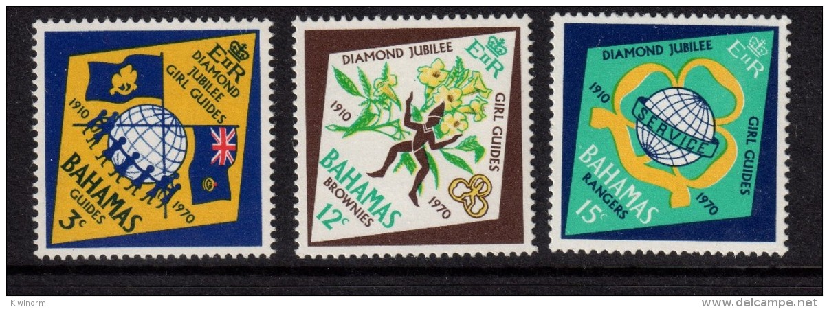 BAHAMAS 1970 Girl Guides Set - Mint Lightly Hinged - MLH * - 4B660 - Altri & Non Classificati