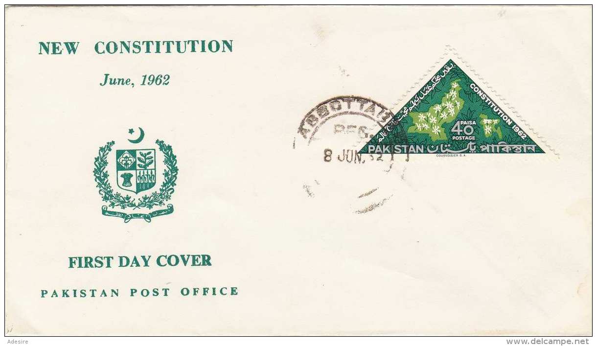 PAKISTAN 1962 - 40 Paisa Auf FDC Brief - Pakistan
