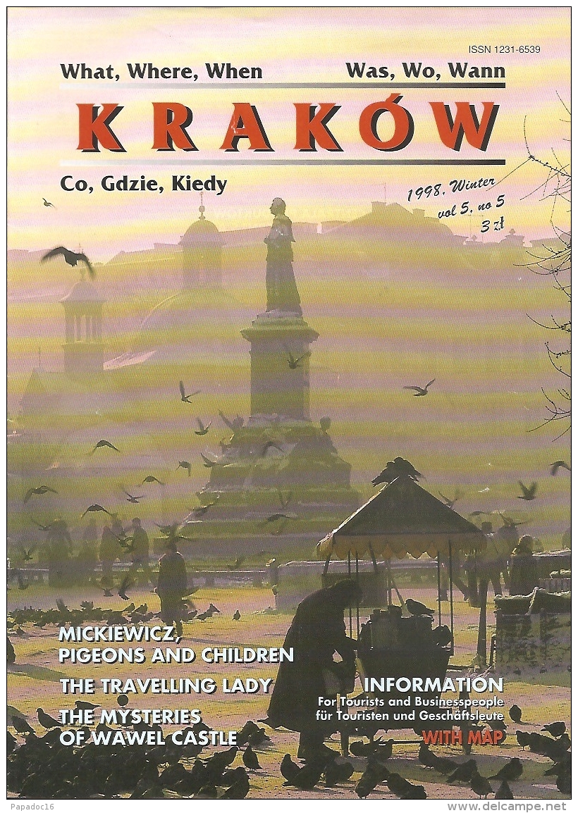 Krakow - Co, Gdzie, Kiedy - What, Wher, When - Was, Wo, Wann (1998, Vol. N° 5 - [Cracovie / Krakau - Vinci] - Revues & Journaux