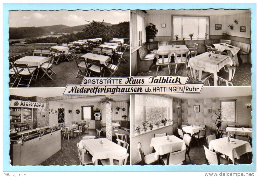Hattingen Elferinghausen - S/w Gaststätte Haus Talblick - Hattingen