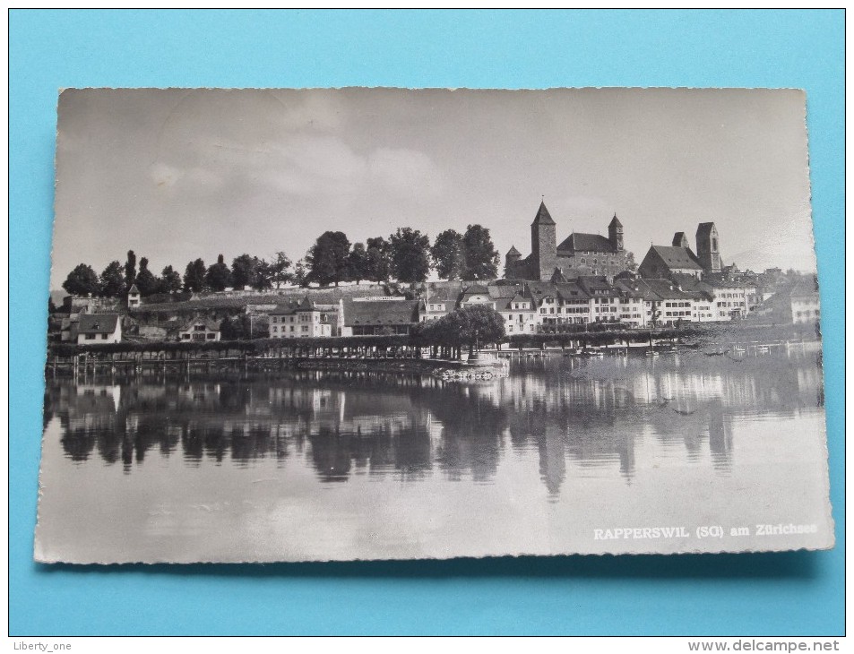 RAPPERSWIL ( SG ) Am Zurichsee - Anno 1957 ( Zie Foto Details ) !! - Rapperswil-Jona