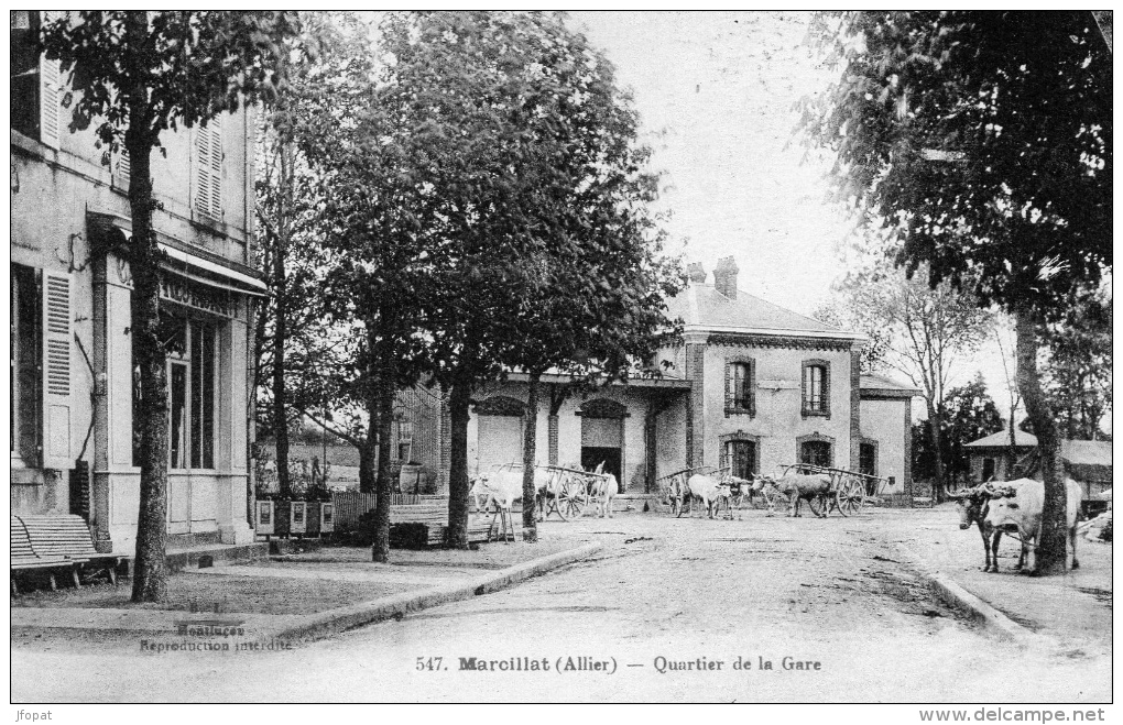 03 ALLIER - MARCILLAT Quartier De La Gare - Altri & Non Classificati