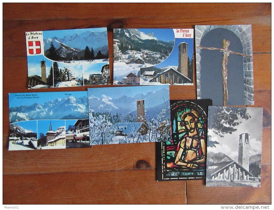 Lot De 7 Cartes Du Plateau D'Assy ( Haute Savoie ) - 5 - 99 Postcards