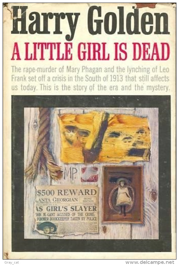 A Little Girl Is Dead By Harry Golden - 1950-Now