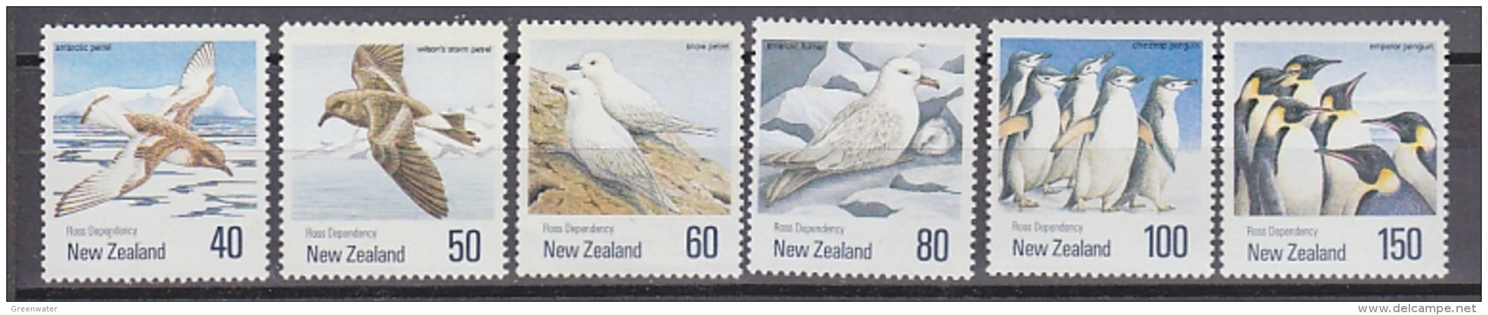 Ross Dependency 1990 Antarctic Birds 6v ** Mnh (29147) - Unused Stamps