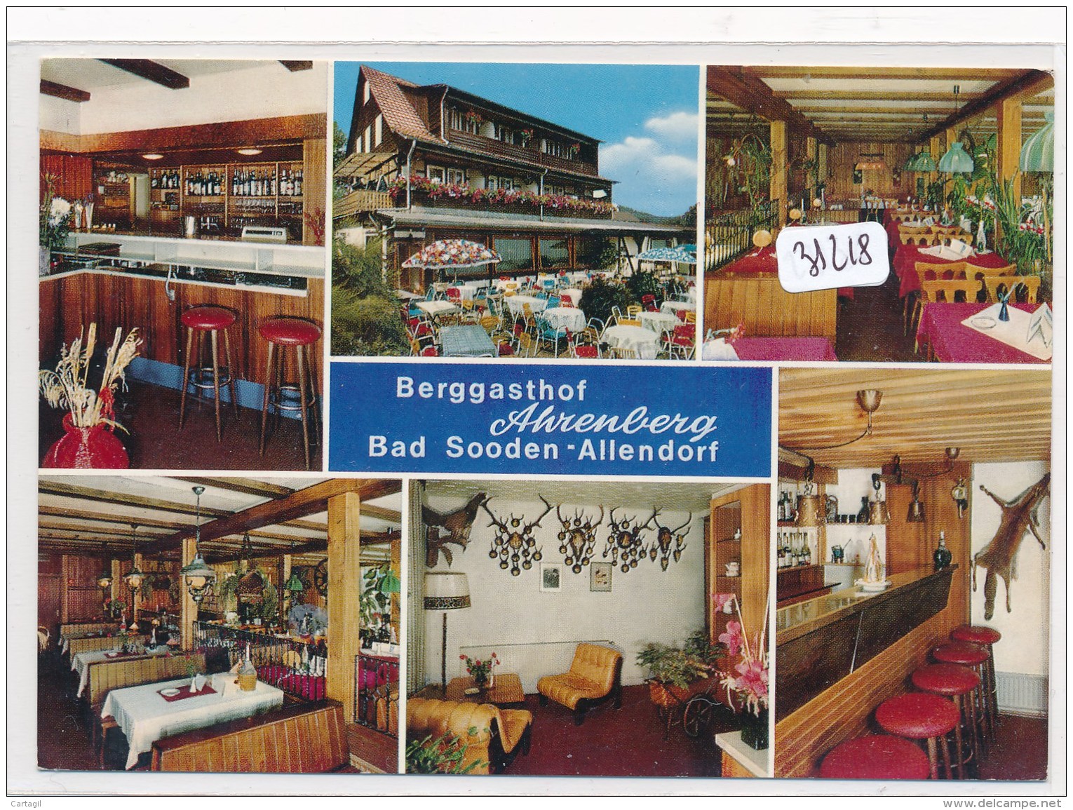 CPM GF -31218- Allemagne -Bad Sooden - Altendorf - Multivues Berggasthof Ahrenberg-Envoi Gratuit - Bad Sooden-Allendorf