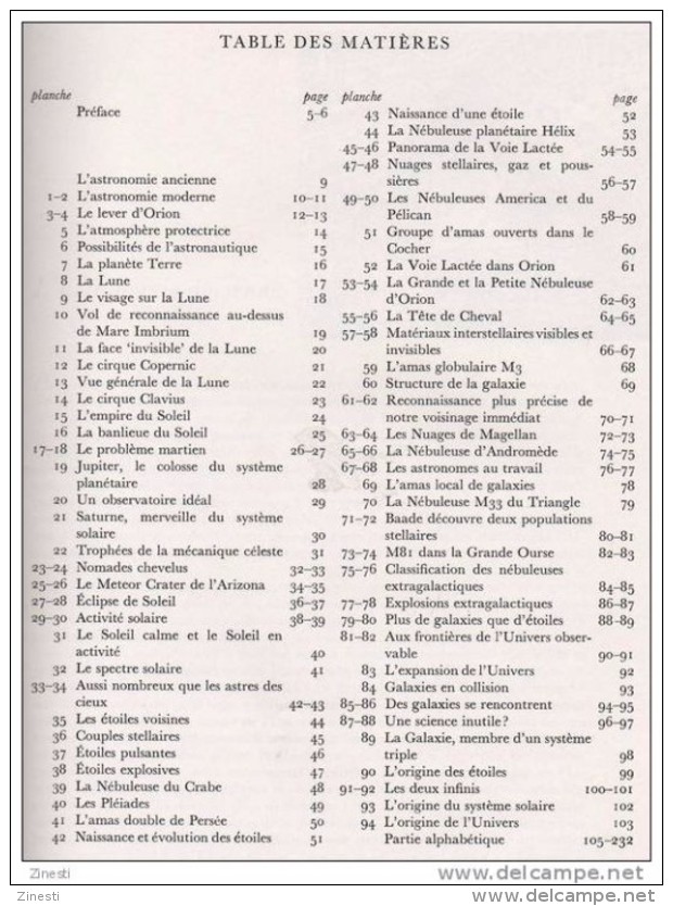 ENCYCLOPEDIE DE L´UNIVERS / ADAPTATION JEAN MEEUS / 232 PAGES /  EDITIONS SEQUOIA 1960 - Astronomía