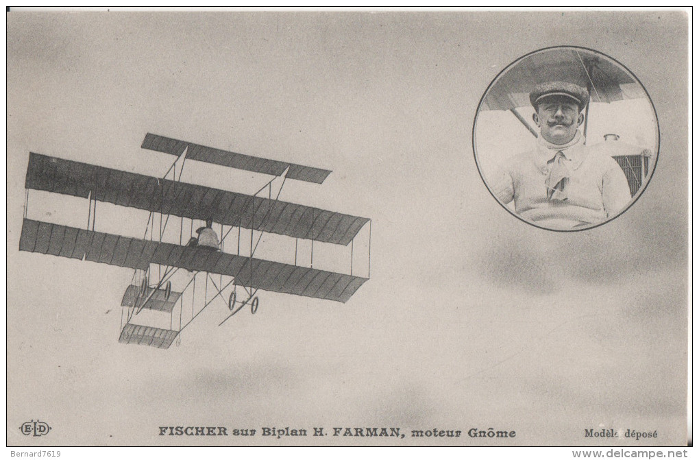 Aviation Fischer  Iplan Farman - Aviatori