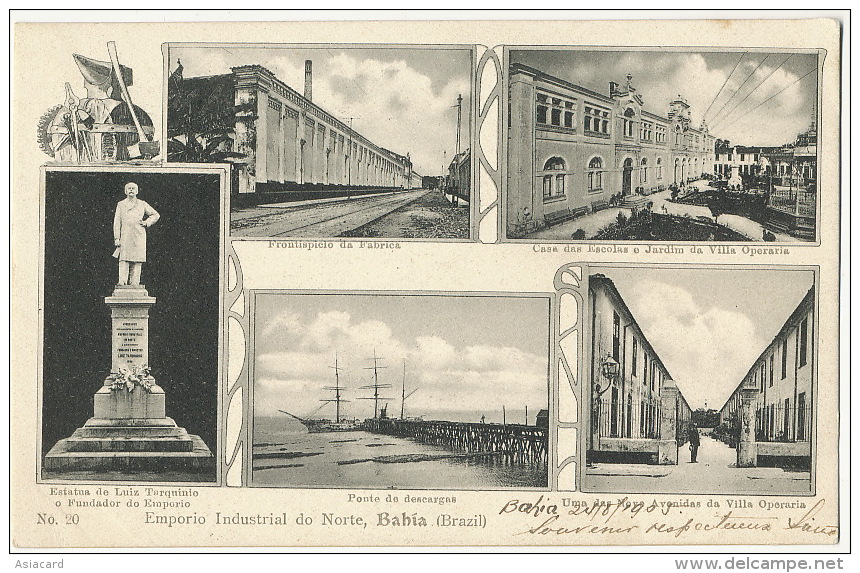 20 Emporio Industrial Do Norte Bahia  Used 1905 - Salvador De Bahia
