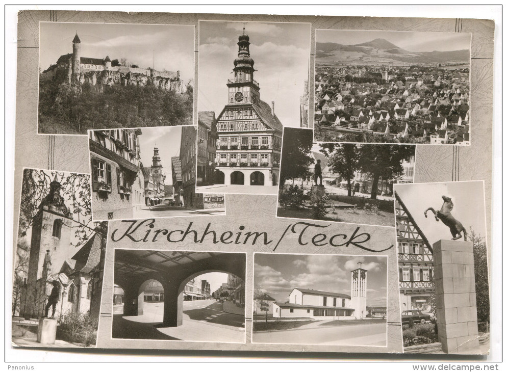 GERMANY - Kirchheim, Mosaic Postcard - Kirchheim