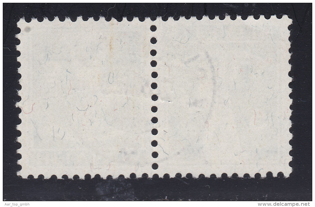 Schweiz Kehrdruck 1923-12-28 Zu II K7II (125II) Krummenau - Tête-bêche