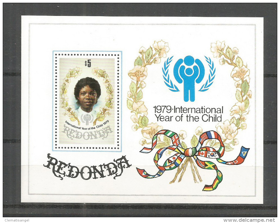 406v * REDONDA BLOCK * JAHR DES KINDES * POSTFRISCH ** !! - Antigua And Barbuda (1981-...)