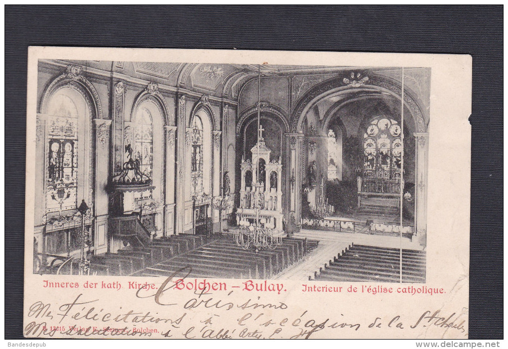Bolchen Bulay Boulay Moselle 57 - Interieur Eglise Catholique  ( E. Stenger) - Boulay Moselle