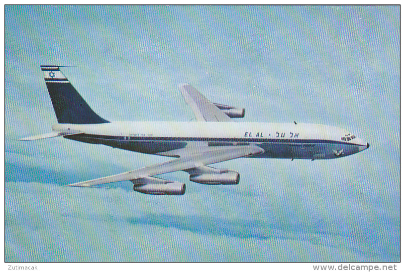 EL AL Israel Boeing 720B Airline Issue Postcard - 1946-....: Moderne