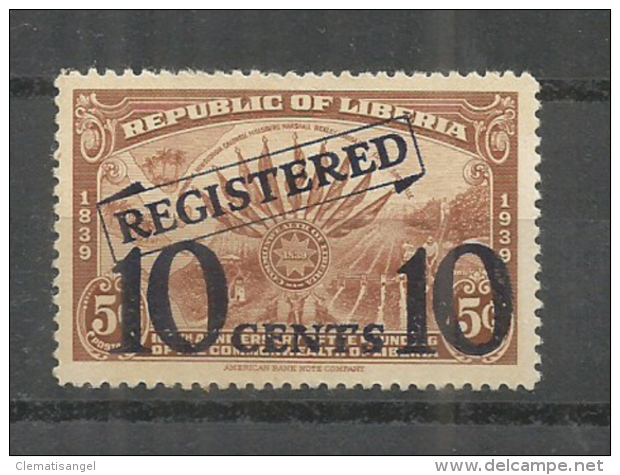 421v * LIBERIA * REGISTERED/EINSCHREIBEN * POSTFRISCH ** !! - Liberia