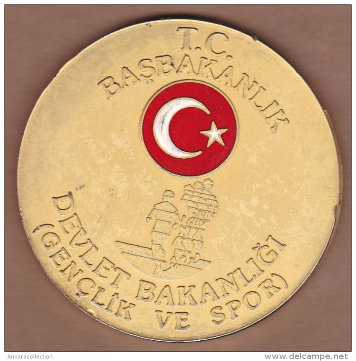 AC - MUSTAFA KEMAL ATATURK ROWING MEDAL TURKISH REPUBLIC  MINISTRY OF YOUTH AND SPORTS - Remo