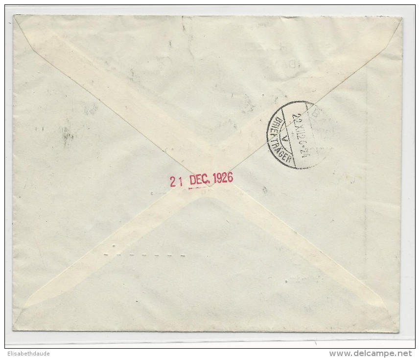 NEDERLAND - 1926 - ENVELOPPE RECOMMANDEE De ROTTERDAM Pour BASEL (SUISSE) - - Storia Postale