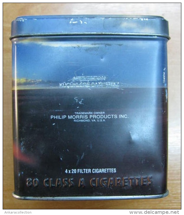 AC - MARLBORO LIMITED EDITION 80 CIGARETTES CIGARETTE TOBACCO EMPTY TIN BOX - Boites à Tabac Vides