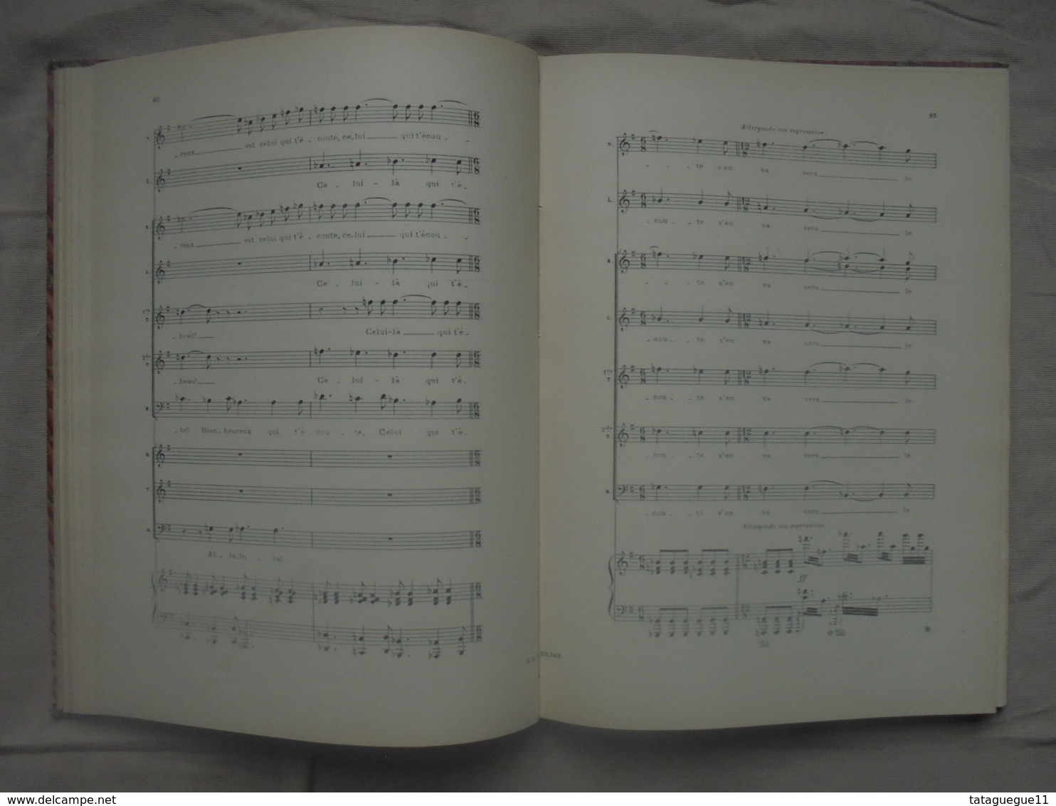 Ancien - Livre partition CAVALLERIA RUSTICANA de J.Targioni-Tozzetti et G. Menasci